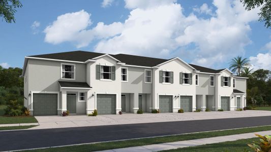 New construction Townhouse house 1643 E Bay St, Sarasota, FL 34238 plan Glen - image
