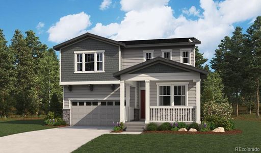 New construction Single-Family house 220 Lark Sparrow Way, Bennett, CO 80102 Moonstone- photo 0