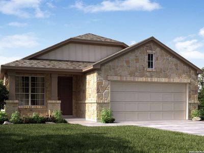 New construction Single-Family house 1532 Zion Dr, New Braunfels, TX 78132 plan San Saba (3015) - image