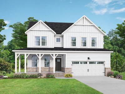 New construction Single-Family house 128 Harvester Rd, Angier, NC 27501 plan The Willow E - image
