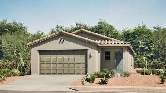 New construction Single-Family house 7776 S Bonanza Park Dr, Tucson, AZ 85747 plan Bristle - image