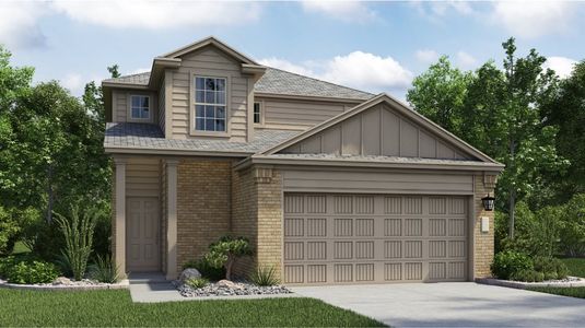 New construction Single-Family house 106 Sapling Dew Dr, Georgetown, TX 78628 plan Winsdale - image