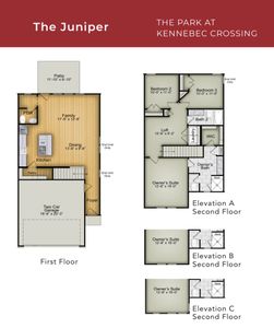 New construction Townhouse house 9101 Dupree Meadow Dr, Angier, NC 27501 plan The Juniper - image 4