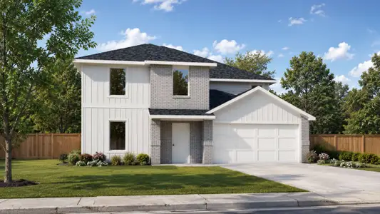 New construction Single-Family house 12296 Lexington Heights Dr, Willis, TX 77318 plan Callahan - image