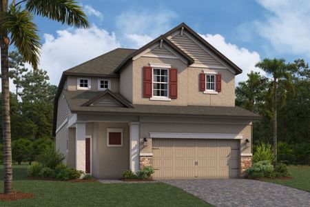 New construction Single-Family house 7571 Painted Sky Place Land, Land O' Lakes, FL 34637 plan Willow - image