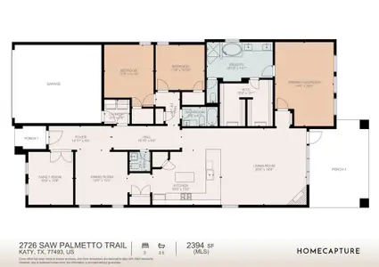 New construction Single-Family house 2726 Saw Palmetto Trl, Katy, TX 77493 - image 3