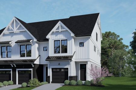 New construction Townhouse house 4077 Elk Creek Ln, Unit 8, Raleigh, NC 27612 Wade End- photo 0