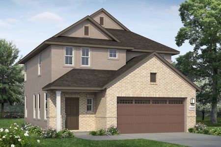 New construction Single-Family house 2605 Sam Bass Rd, Unit 17, Round Rock, TX 78681 plan Clear Creek 1668 - image