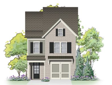 New construction Townhouse house Hickory Road & Holly Springs Parkway, Canton Highway, Main Street, Holly Springs, GA 30115 - photo 0