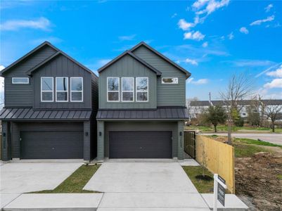 A stunning first impression, showcasing the home's modern farmhouse architecture with a perfect balance of elegance and contemporary design.