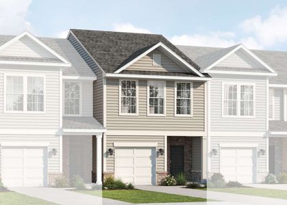 New construction Townhouse house 6135 Ripple Way, S, Atlanta, GA 30349 plan Taylor - image