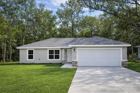 New construction Single-Family house 1736 W Hall Pl, Citrus Springs, FL 34434 - image