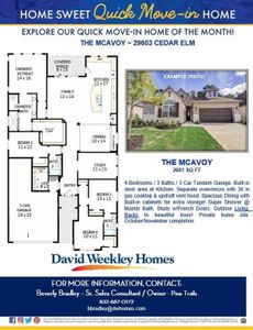 This spacious plan lives big!  Open design with 10 ft ceilings, vinyl plank floors and 3 sleeping quarters.