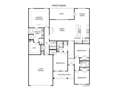 New construction Single-Family house 281 Weslyn Dr, Social Circle, GA 30025 plan (GA)Everett A.1 3 Front Entry - image