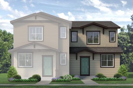 New construction Duplex house 1436 Coral Pl, Longmont, CO 80504 plan Denali - image
