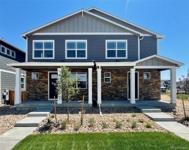 New construction Duplex house 9864 Bahama Street, Commerce City, CO 80022 The Melbourne- photo 0