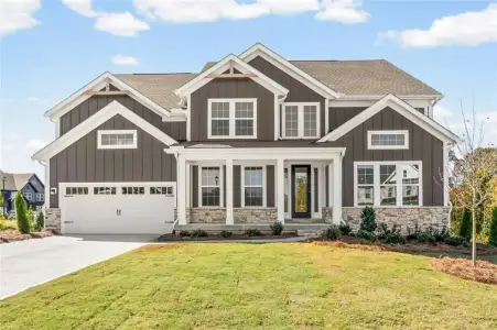 New construction Single-Family house 187 Beulah Dr, Hoschton, GA 30548 plan Paxton - image
