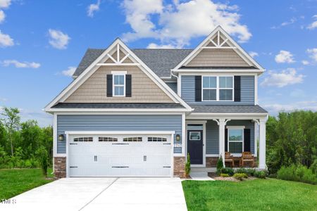 New construction Single-Family house 8805 Tartan Clan Drive, Willow Spring, NC 27592 - photo 0