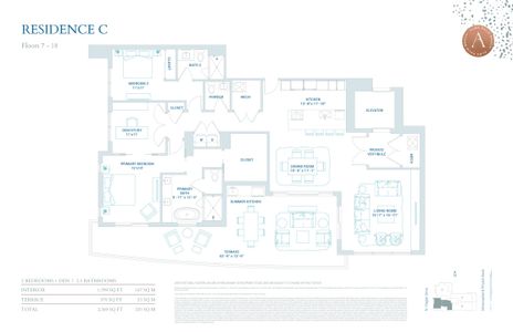 New construction Condo house 4714 N Flagler Dr, Unit 803, West Palm Beach, FL 33407 Residence C- photo 4 4