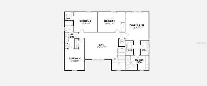 Pensacola Floorplan - Second Floor