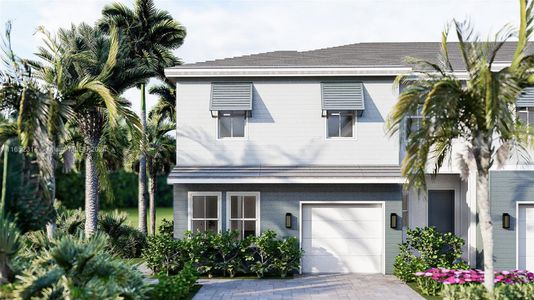 New construction Townhouse house 173 Ne 13Th Cir, Homestead, FL 33033 Bryce- photo 0