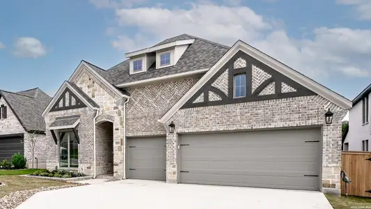 New construction Single-Family house 3533 Agarita Pass, Bulverde, TX 78163 plan 2695W - image