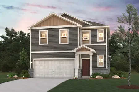 New construction Single-Family house 10330 Gala Jct, San Antonio, TX 78224 plan Hawthorn - 1802 - image