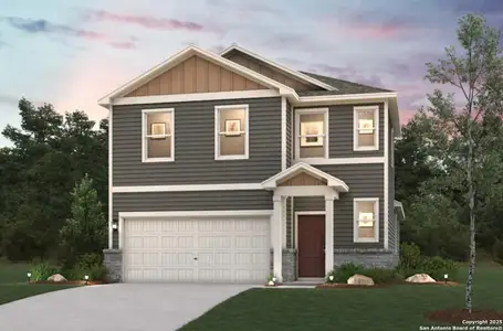 New construction Single-Family house 6547 Bufflehead Bnd, Leon Valley, TX 78240 plan Hawthorne - 1802 - image