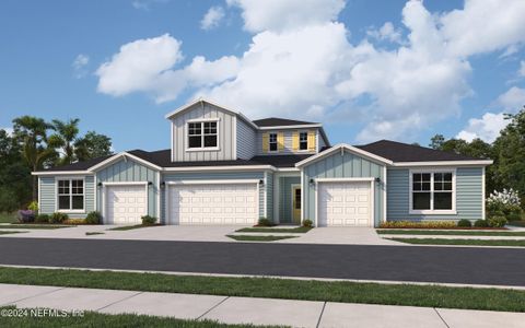 New construction Townhouse house 202 Misty Harbor Trce, Palm Coast, FL 32137 Sago- photo 0