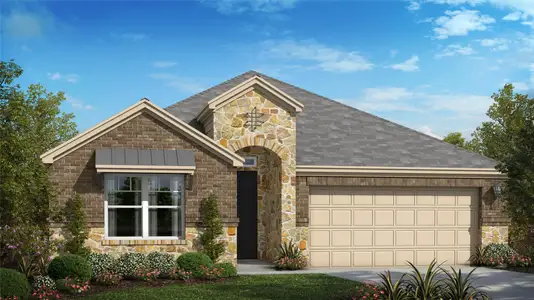 New construction Single-Family house 116 Salado Creek Trl, Bastrop, TX 78602 Sawyer- photo 0