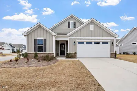 New construction Single-Family house 1721 Pinecliff Ct, Fuquay Varina, NC 27526 plan Portico - image