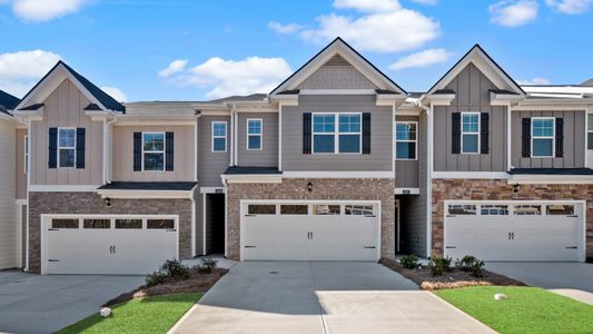 New construction Townhouse house 1309 Aura Ln, Lawrenceville, GA 30045 plan Salisbury - image