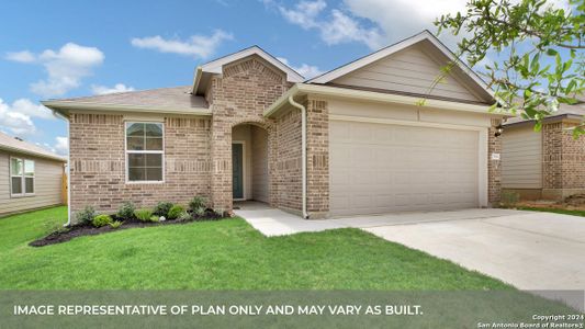 New construction Single-Family house 1049 Chachalaca Court, Seguin, TX 78155 Th Baxtor- photo 0