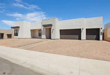 New construction Single-Family house 33723 N Borgata Trl, Queen Creek, AZ 85144 plan Plan 7523 Elevation A - image