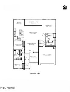 New construction Single-Family house 1561 E Mason Dr, Casa Grande, AZ 85122 Frisco- photo 0