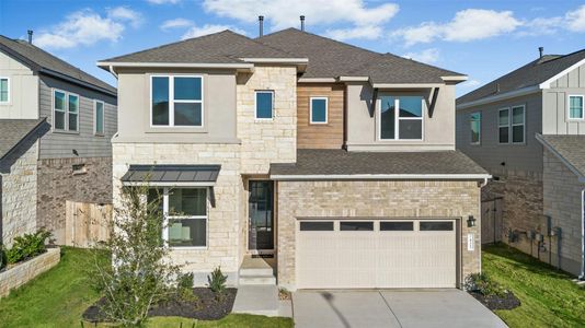 New construction Single-Family house 4313 Contrail Ln, Round Rock, TX 78665 plan Oakville - image