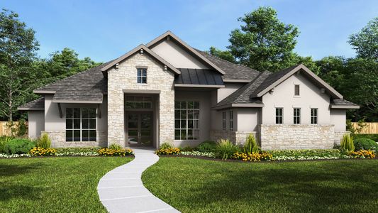 New construction Single-Family house 325 Falcon Cv, San Antonio, TX 78253 plan 3435A - image