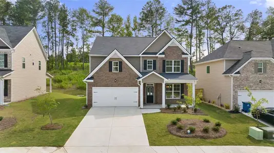 New construction Single-Family house 1868 Lacebark Elm Way, Lawrenceville, GA 30045 null- photo 0