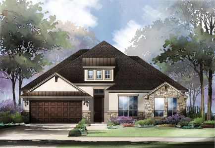 New construction Single-Family house 1702 Kinder Run, San Antonio, TX 78260 plan Edmund - image
