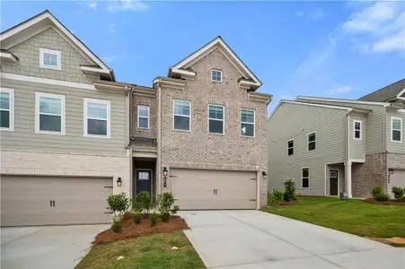 New construction Townhouse house 201 Abbotts Crossing Cir, Conyers, GA 30094 plan Luca - image