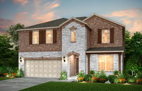 New construction Single-Family house 13405 Cuchillo Path, Manor, TX 78653 plan Sweetwater - image