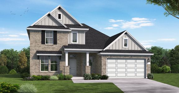 New construction Single-Family house 143 Mineral River Lp, Kyle, TX 78640 plan Collin - image