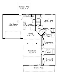New construction Single-Family house 175 Independence Blvd, Newport, NC 28570 plan Kids 2 Car - image 3