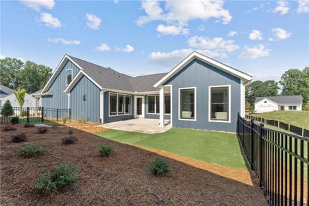 New construction Single-Family house 313 Sassafras Wy, Canton, GA 30115 plan Portico - image