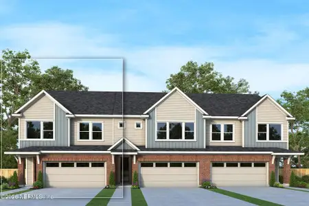 New construction Townhouse house 10172 Element Rd, Jacksonville, FL 32256 - image