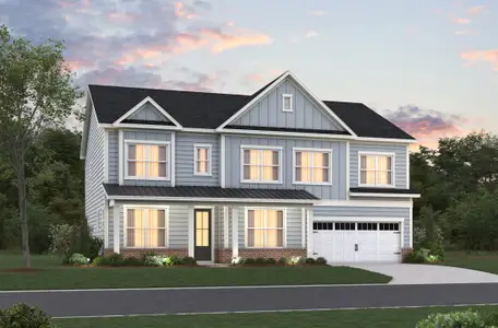 New construction Single-Family house 1009 Opal Ln, Durham, NC 27705 plan Mitchell - image