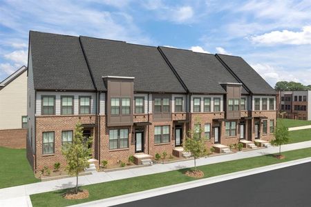 New construction Townhouse house 4822 Chastain Ave, Charlotte, NC 28217 Clarendon Main Level Entry with Rear Terrace- photo 0