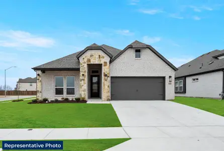 New construction Single-Family house 1704 Silla Dr, Little Elm, TX 75068 plan Mockingbird F - image