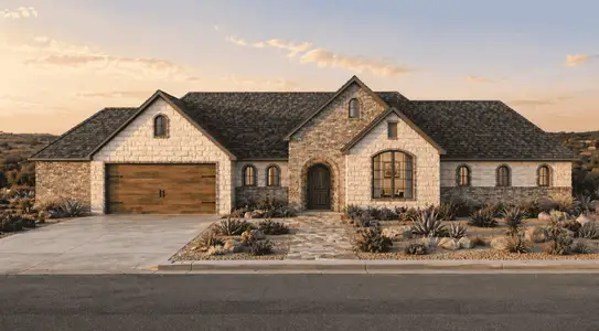 New construction Single-Family house 3113 Nobel Cir, Lago Vista, TX 78645 plan The Bonham II - image