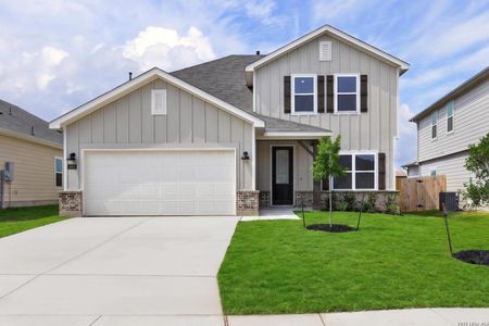 New construction Single-Family house 1405 Burrs Ferry Ct, Seguin, TX 78155 plan Jordan - image